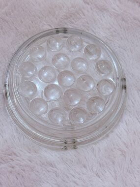 Hobnail Glass Ashtray.
